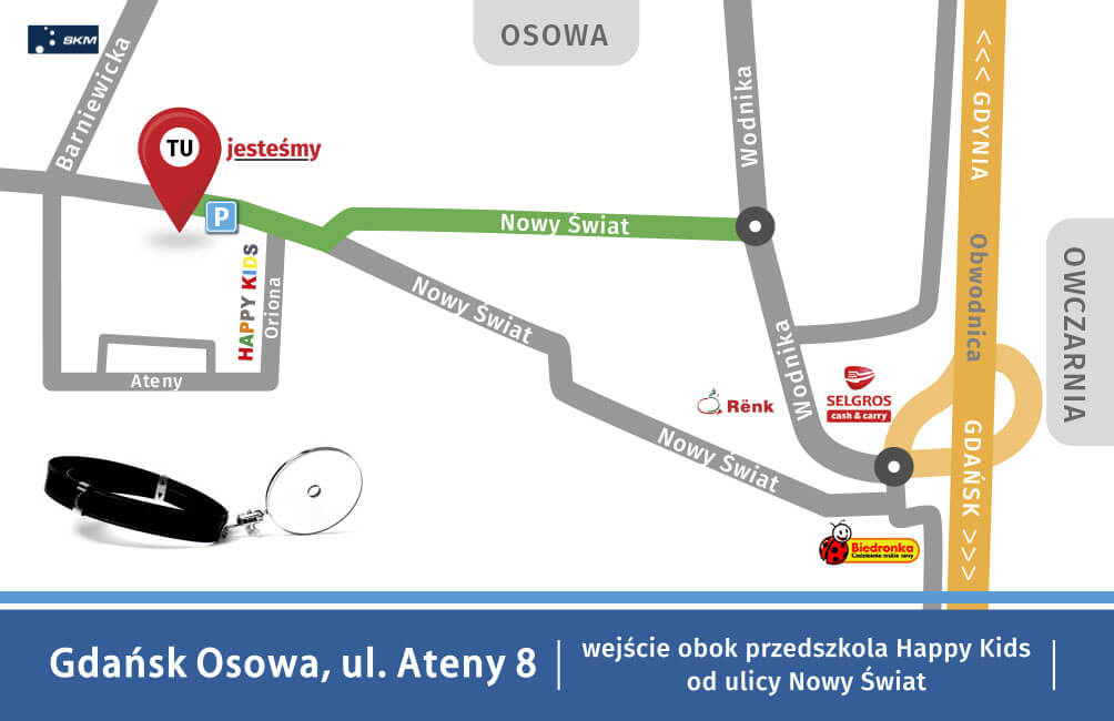 mapka dojazdu lekarz osowa